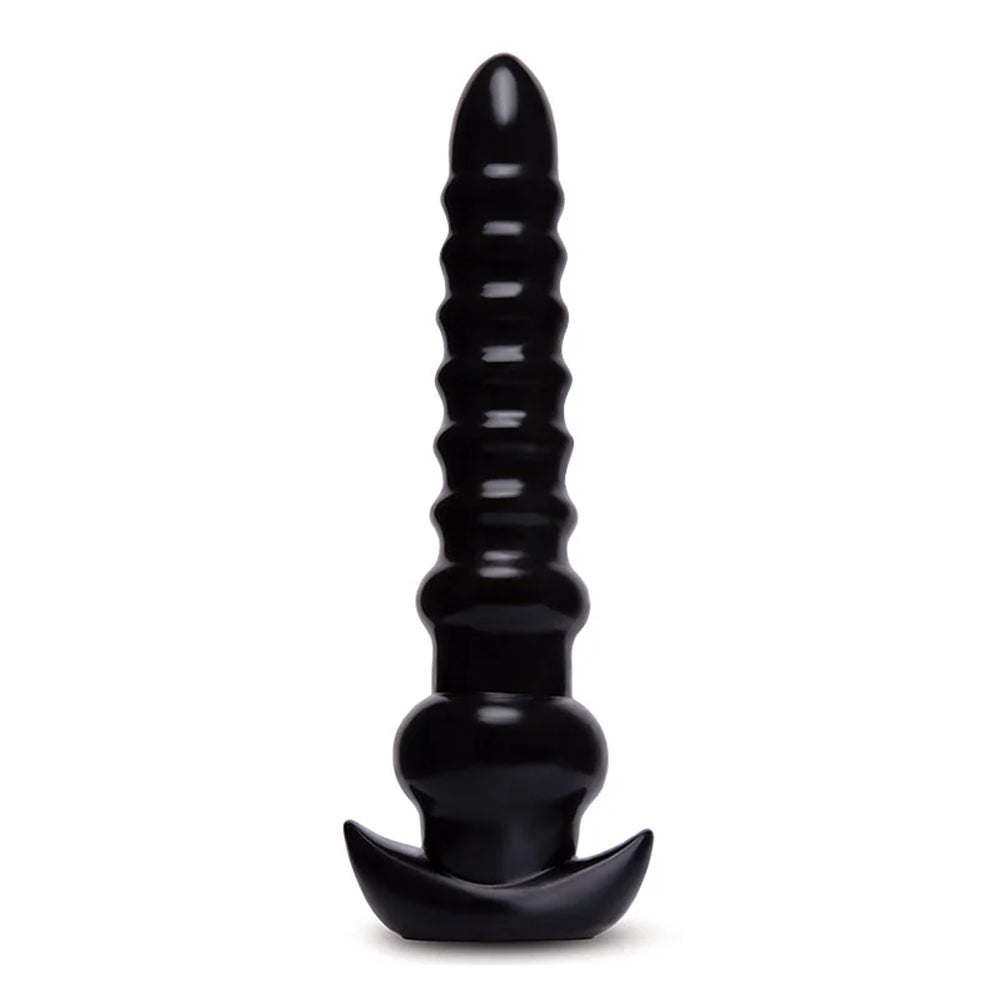 Size Up 13 Inch Ribbed Textured Titan Butt Plug