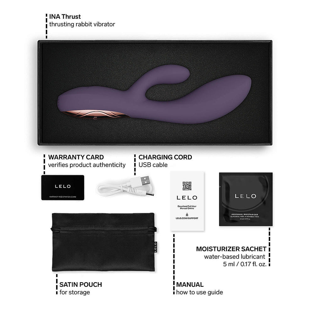 LELO Ina Thrust Rabbit Vibrator