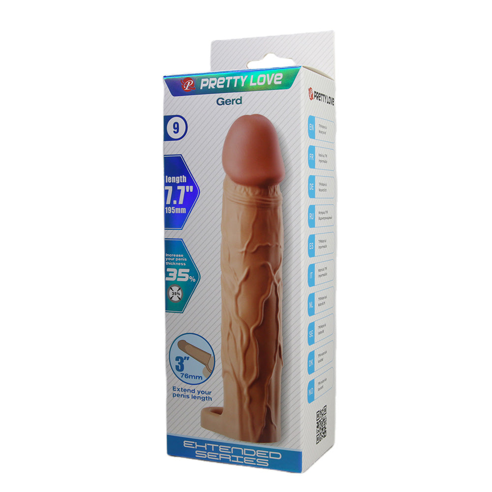 Pretty Love Gerd 7.7 Inch Penis Extension Sleeve