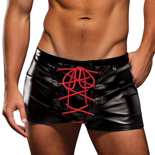 Envy Lace-Up Wetlook Trunks