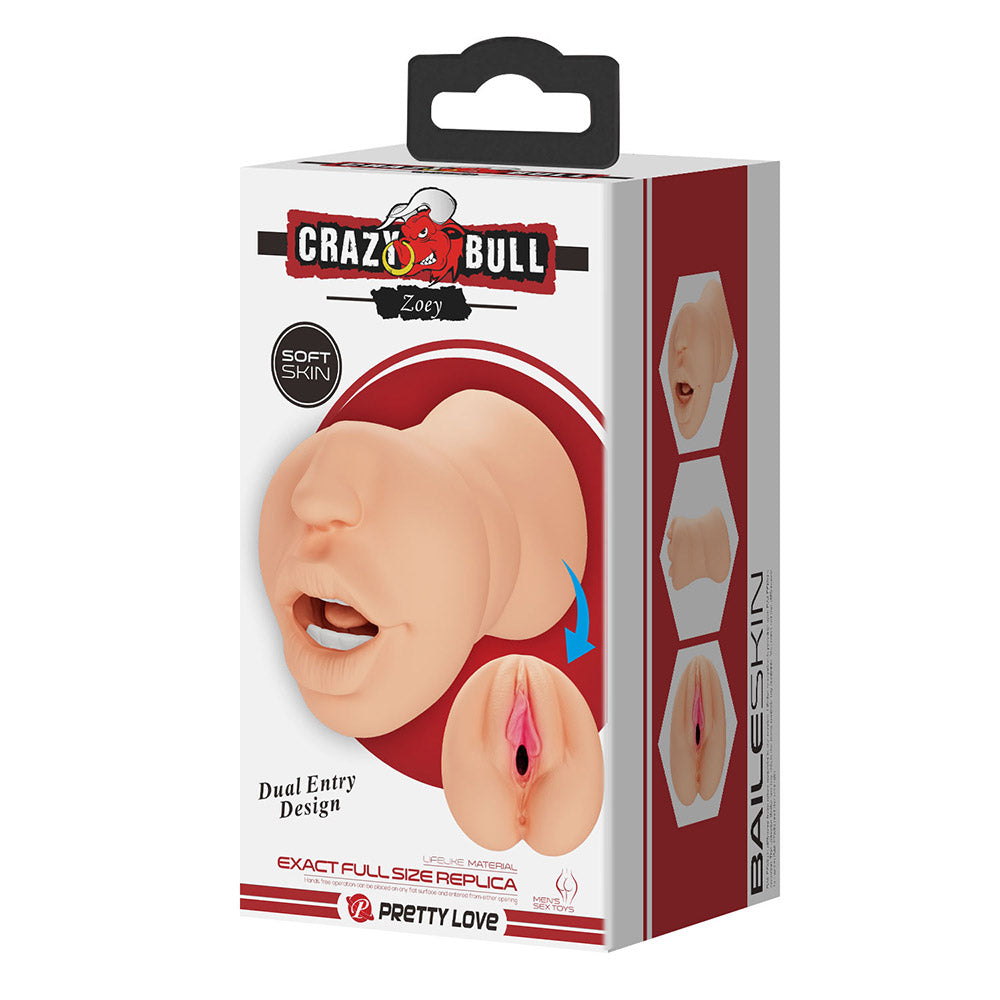 Crazy Bull Zoey Dual Entry Masturbator