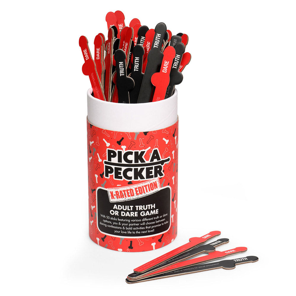 Frisky Pick A Pecker Adult Truth or Dare Game - X-Rated Edition