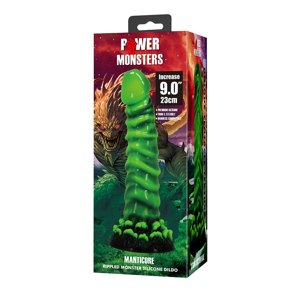 Power Monsters Manticore Rippled Dildo