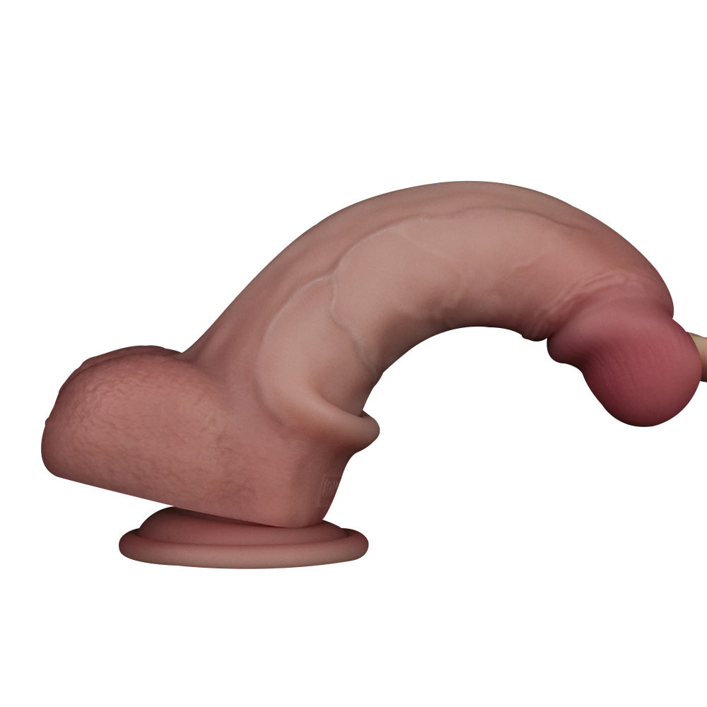 Lovetoy Sliding Skin Pro II Remote Controlled Vibrating 8 Inch Dong