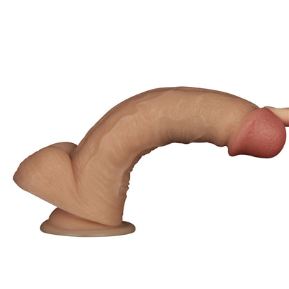 Lovetoy 8 Inch Power Basics Vibrating Dildo