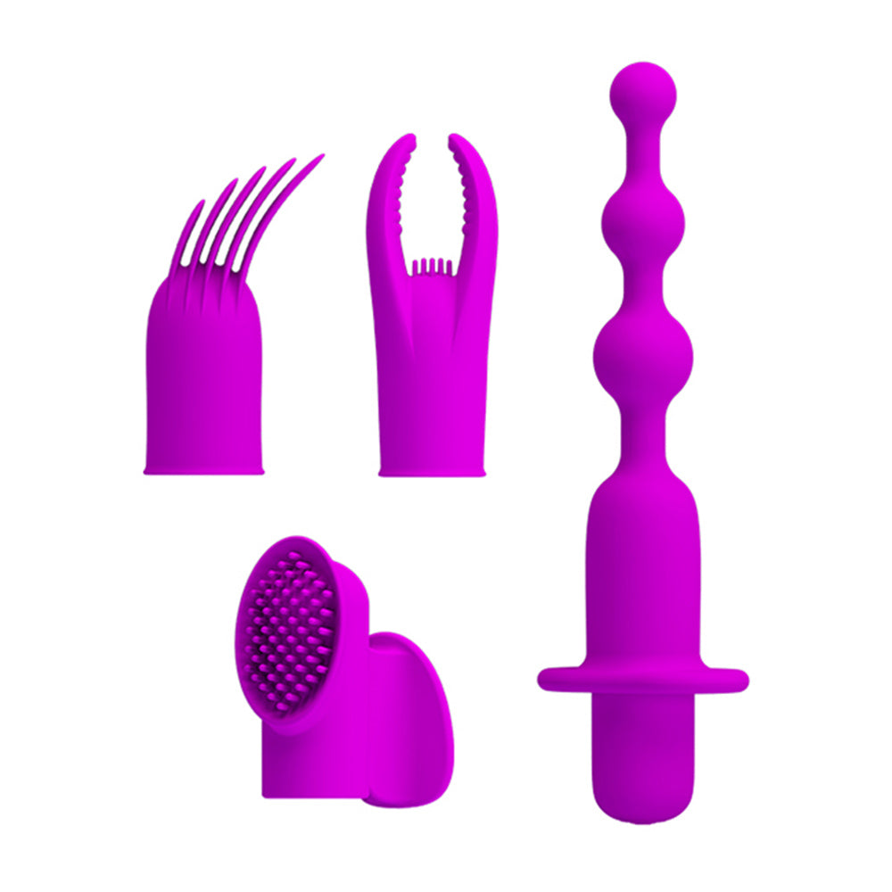 Pretty Love Joys Collection Bullet Vibrator & Attachments