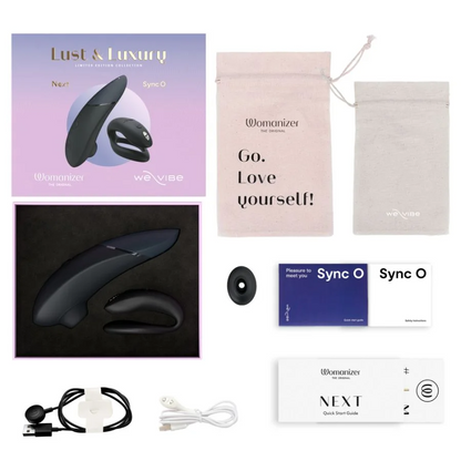 Lust N Luxury Womanizer Next & We-Vibe Sync O Set