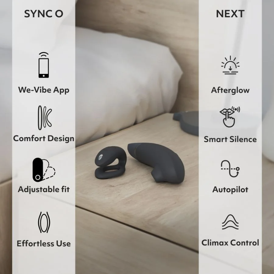 Lust N Luxury Womanizer Next & We-Vibe Sync O Set