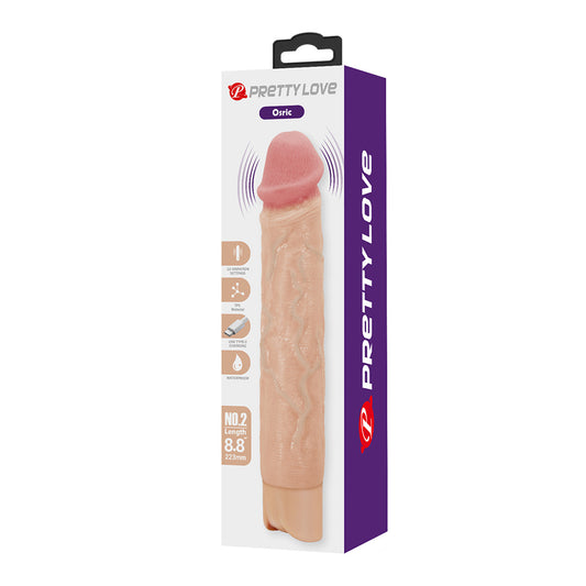 Pretty Love Osric 8.8" Vibrating Dildo