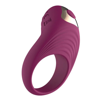 Passion Play Silicone Vibrating Ribbed Cock Ring
