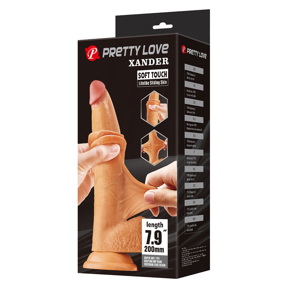 Pretty Love Xander 7.9 Inch Suction Cup Dildo