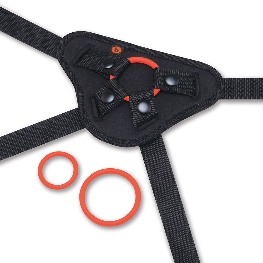 b-Vibe Beginners Strap-on Harness Set with 5 Inch Peg