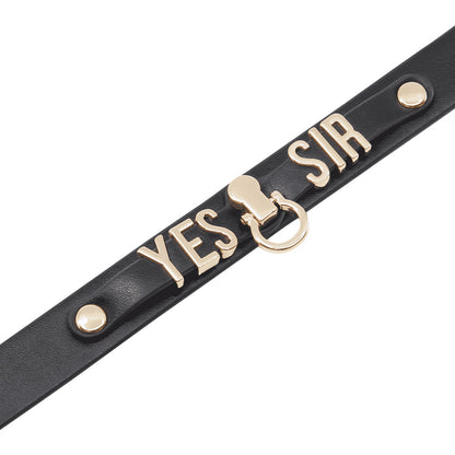 Love In Leather Yes Sir Collar