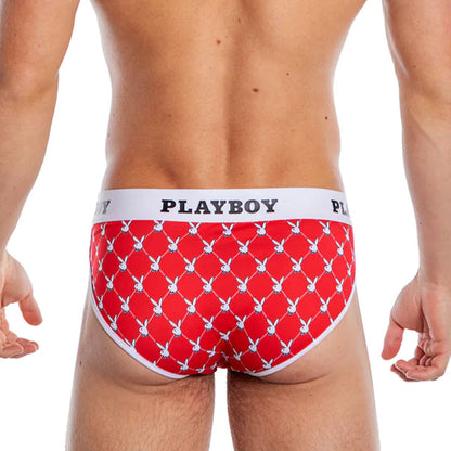 Playboy Mens Argyle Briefs
